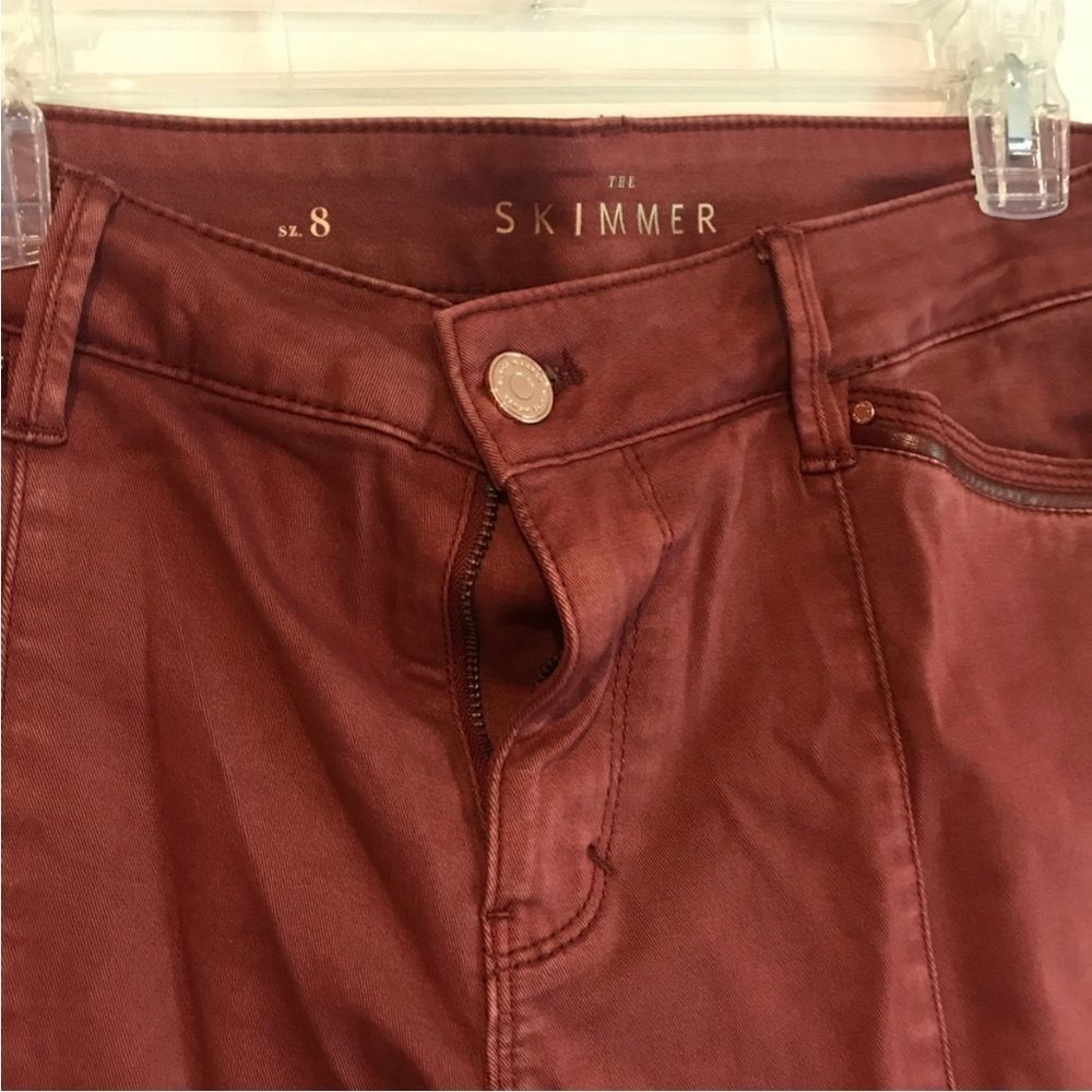 White House Black Market maroon jeans
